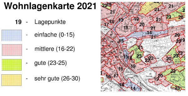 Wohnlagenkarte Legende StandardWidth