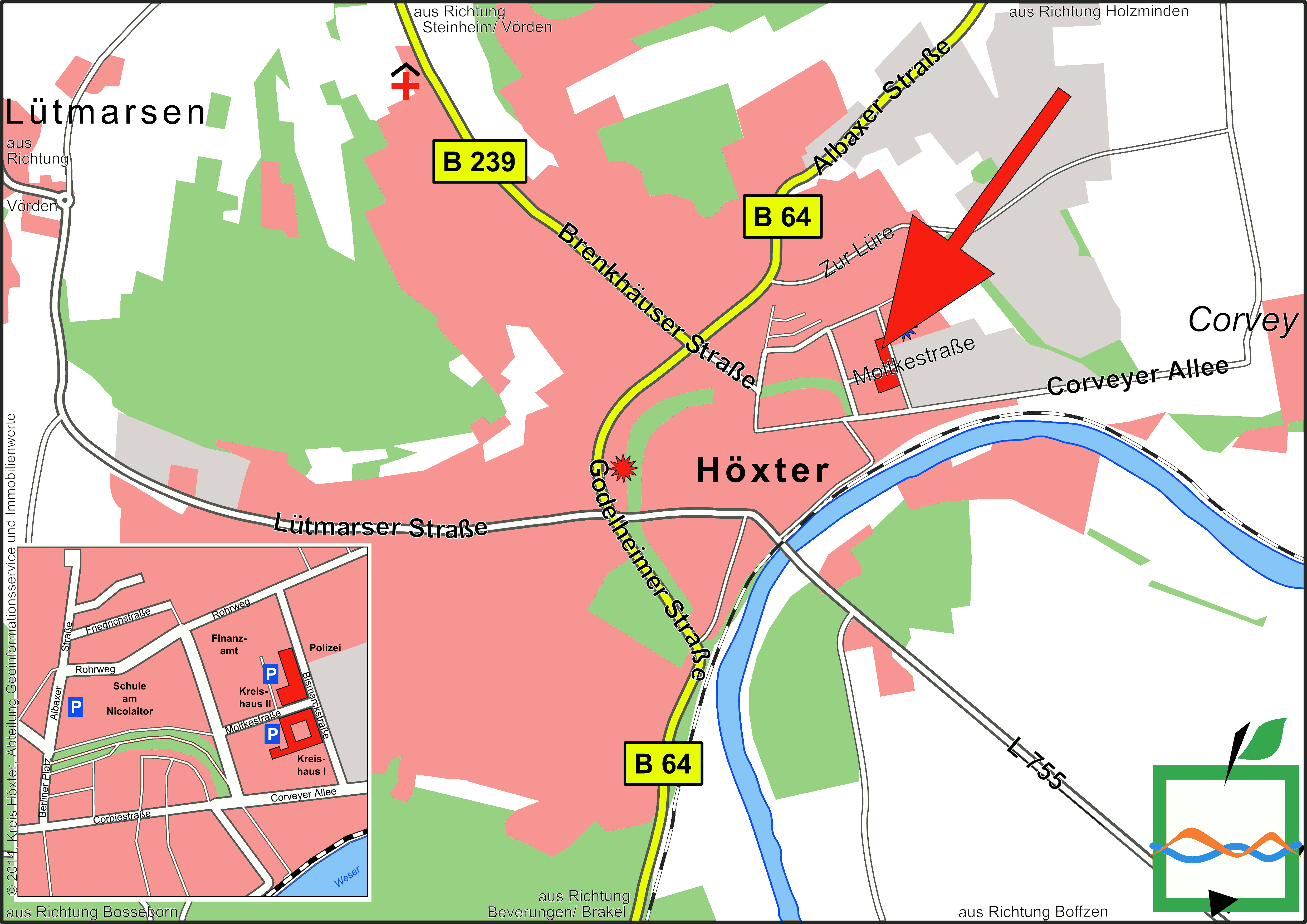 Anfahrtsskizze