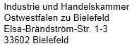 Anschrift IHK
