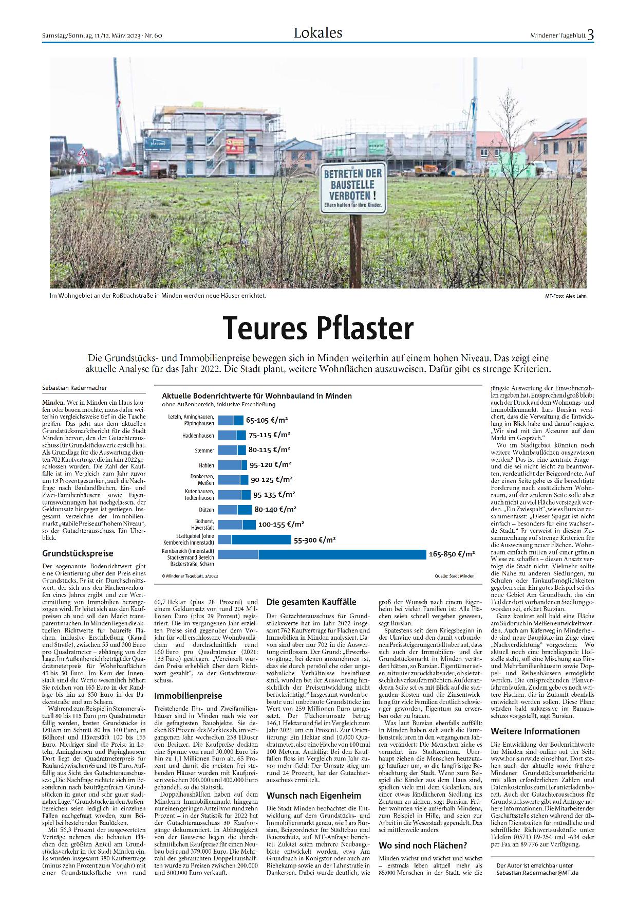 2023 03 11 Mindener Tageblatt